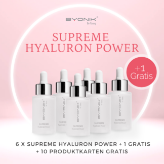BYONIK® SUPREME Hyaluron Power 6 + 1 Gratis